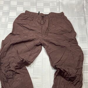 Women’s Brown Parachute Pants